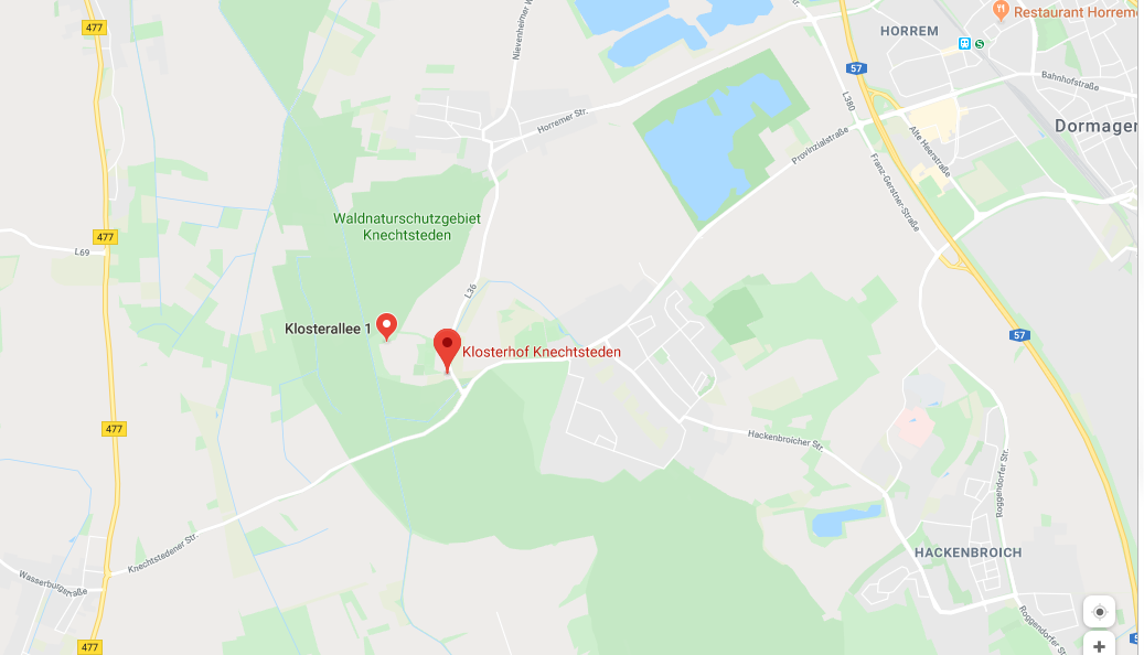 2019 11 17 Knechtsteden Anfahrt